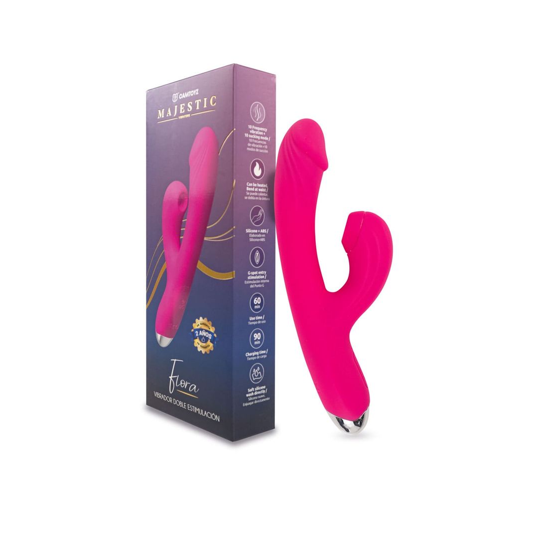 VIBRADOR Y SUCCIONADOR FLORA 