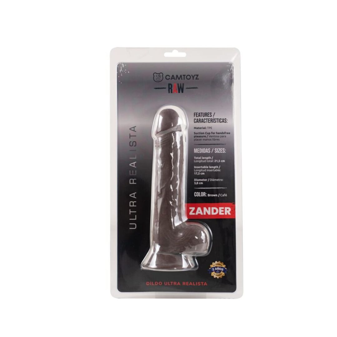 Raw Dildo ultra realista Zander 21.5 cm
