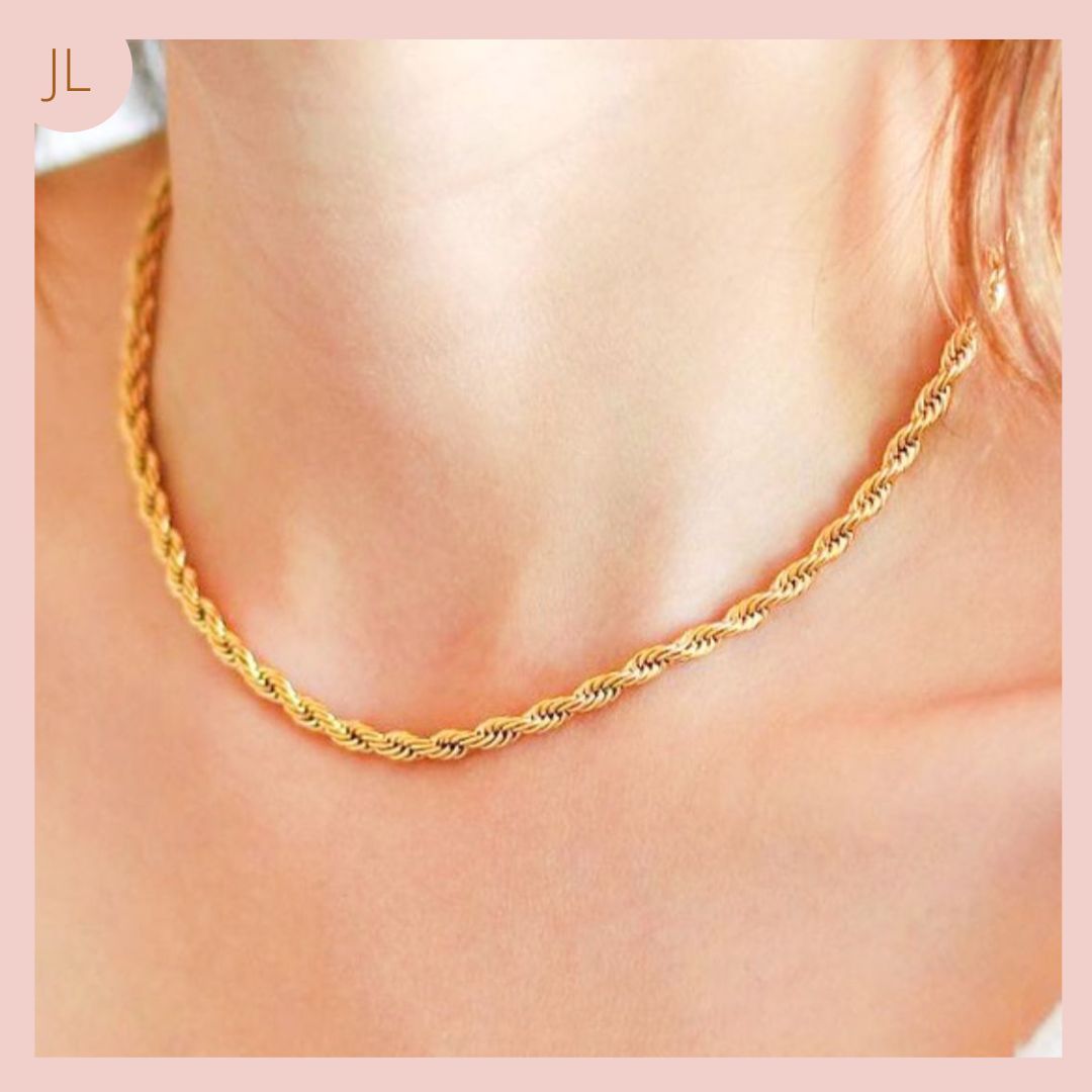 Cadena Lazo Rodio 4 mm