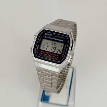 Casio retro, plateado original resistente al agua  - imagen 1