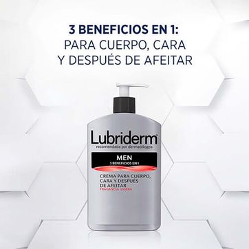 Imagen del producto Crema Lubriderm® Men’s 3 en 1