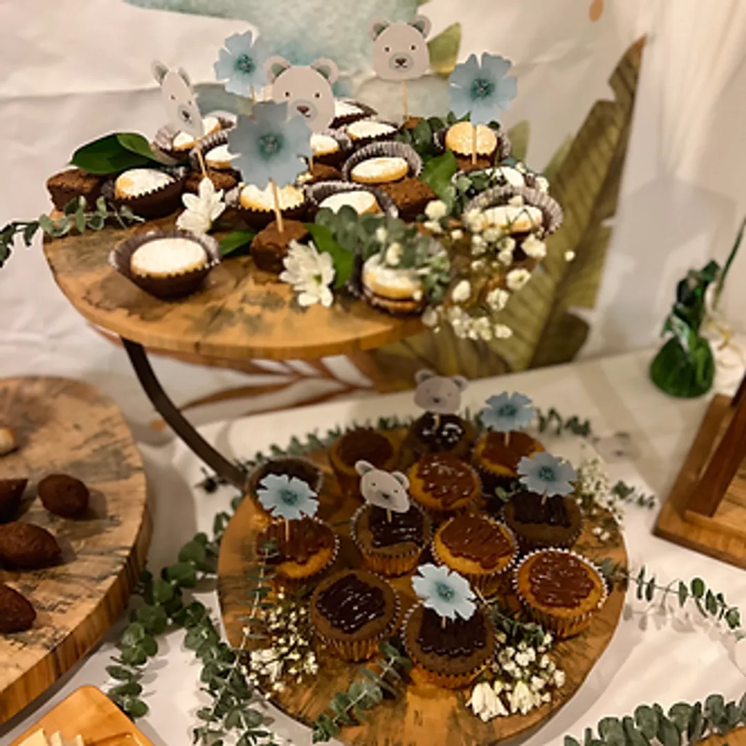 BANDEJA TORTERA 2 NIVELES 