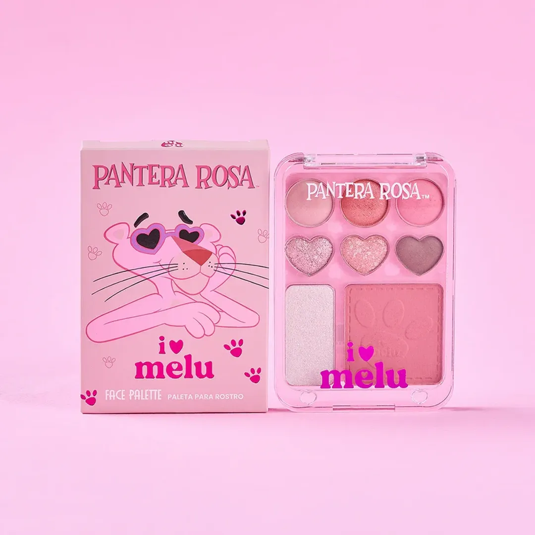 PALETA PARA ROSTRO VELVET PINK PANTERA ROSA RUBY ROSE