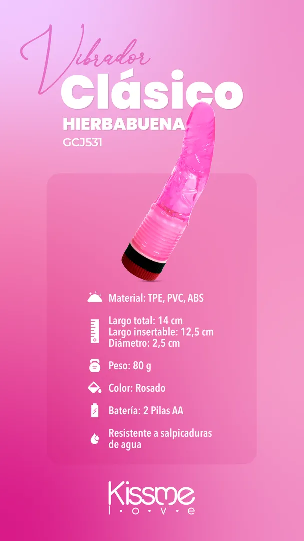Vibrador Clásico Hierbabuena