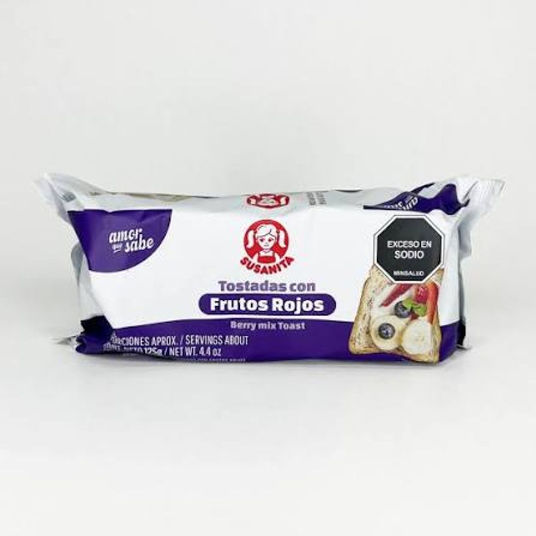 TOSTADAS 7 GRANOS Y PASAS*125G