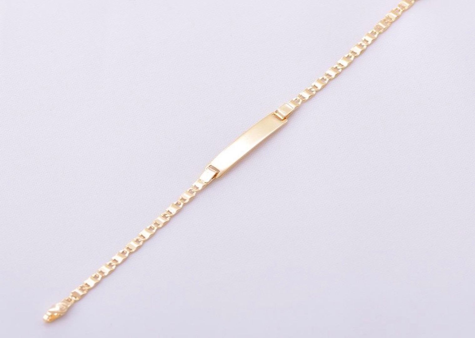 Pulsera placa niña 14cm