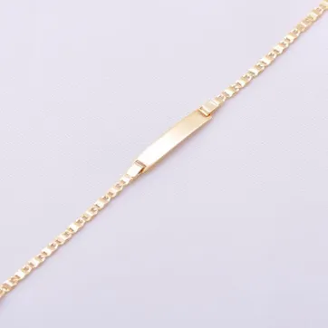 Imagen del producto Pulsera placa niña 14cm