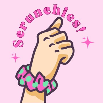 SCRUNCHIES (cola para el cabello) - imagen 1