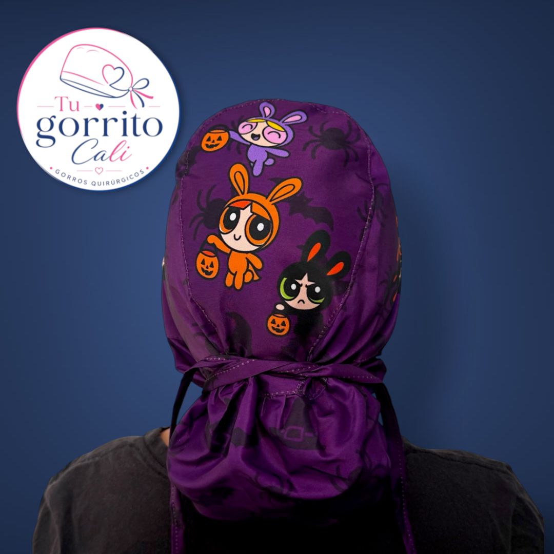 Chicas superpoderosas Halloween morado