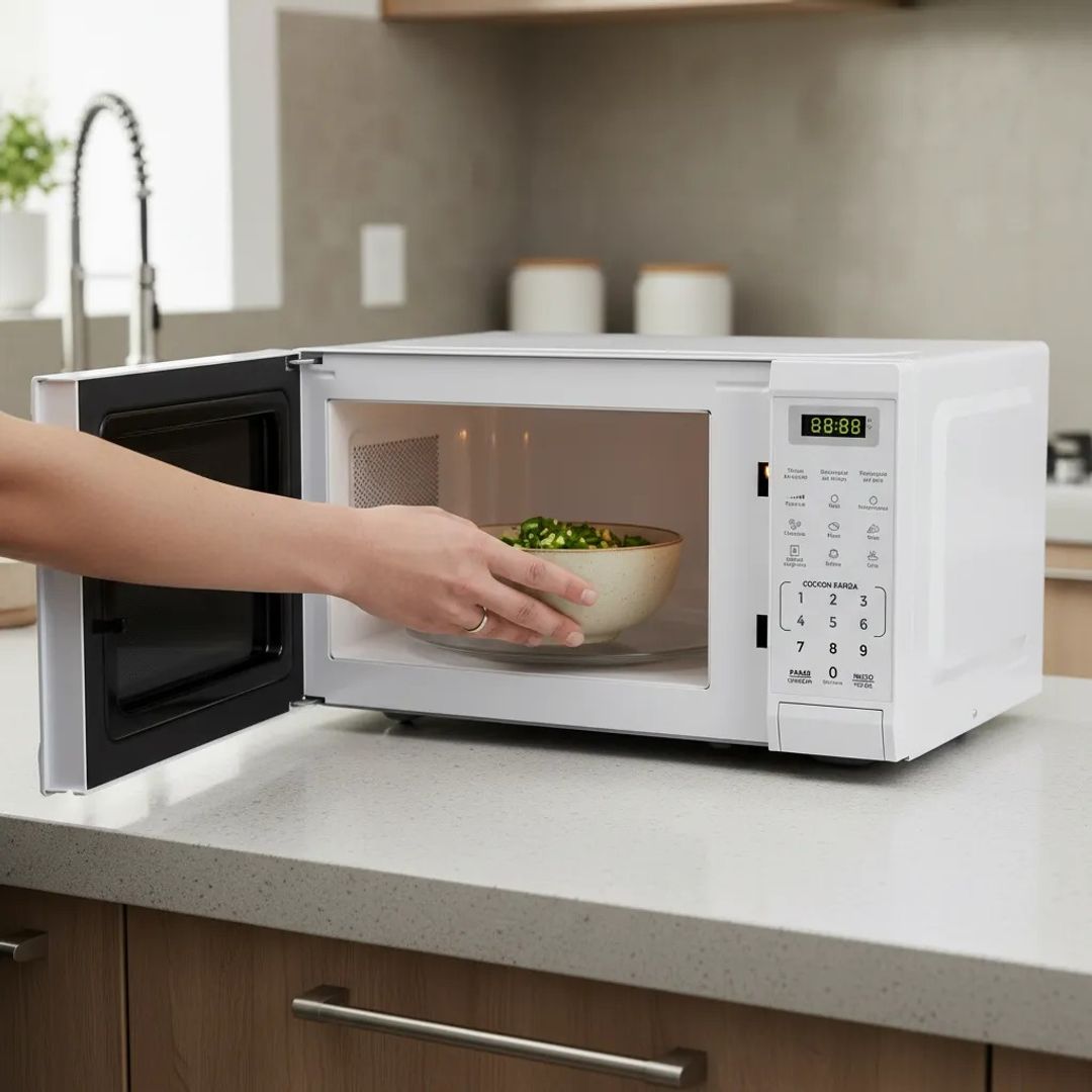 HORNO MICROONDAS KALLEY 20 LITROS BLANCO