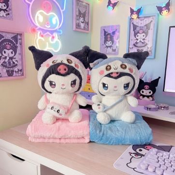 Cojín con cobija Kuromi  - imagen 1