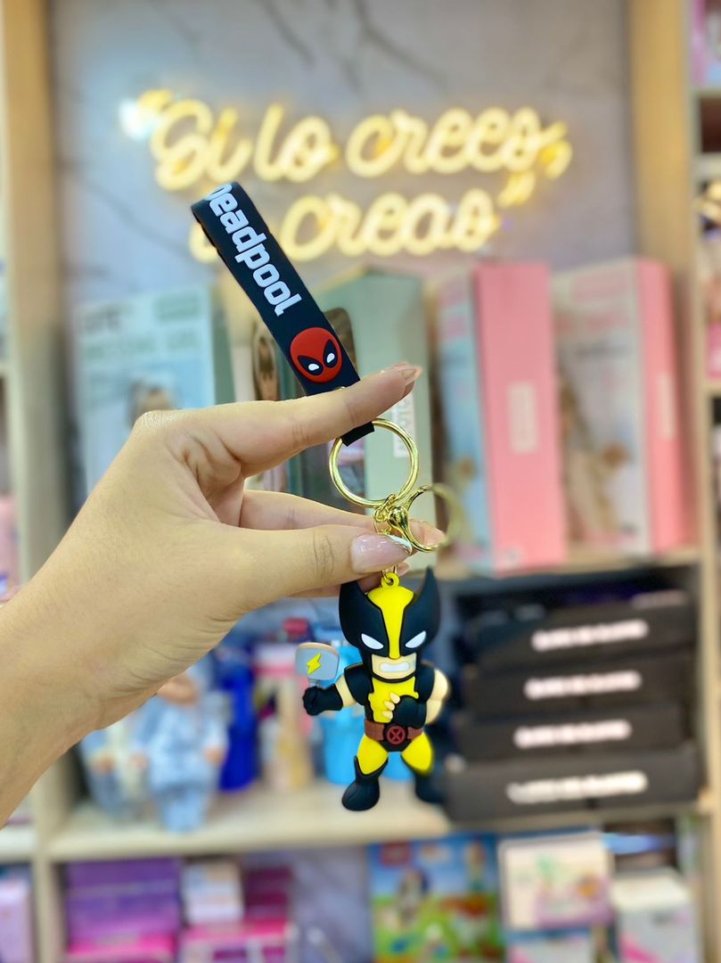 Llaveros super héroes