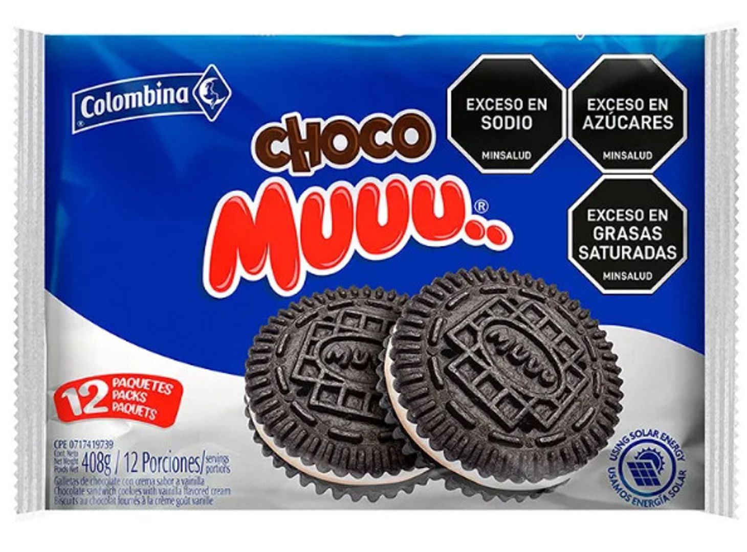 GALLETA MUUU CREMADA MAX*12