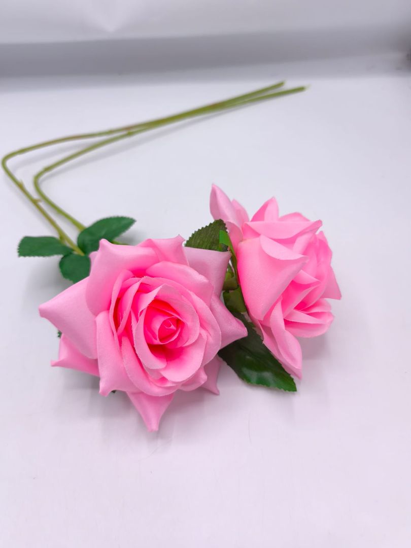 ROSA EN TELA INDIVIDUAL PM542