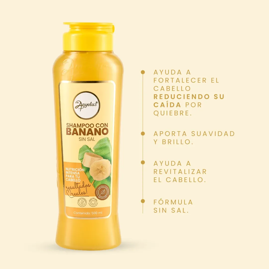 Shampoo con banano 