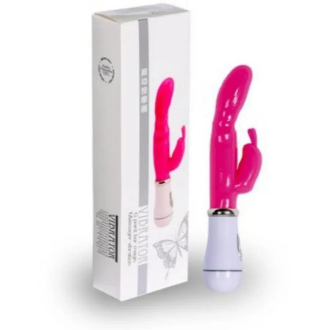 VIBRADOR CON ESTIMULADOR DE CLÍTORIS G POINT RECARGABLE