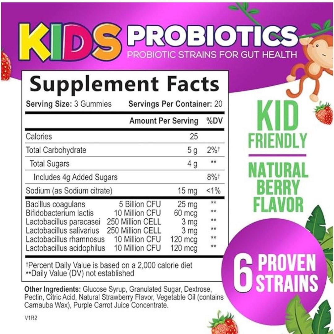 Gomitas probióticas para niños 60 Gum KIDSPRO