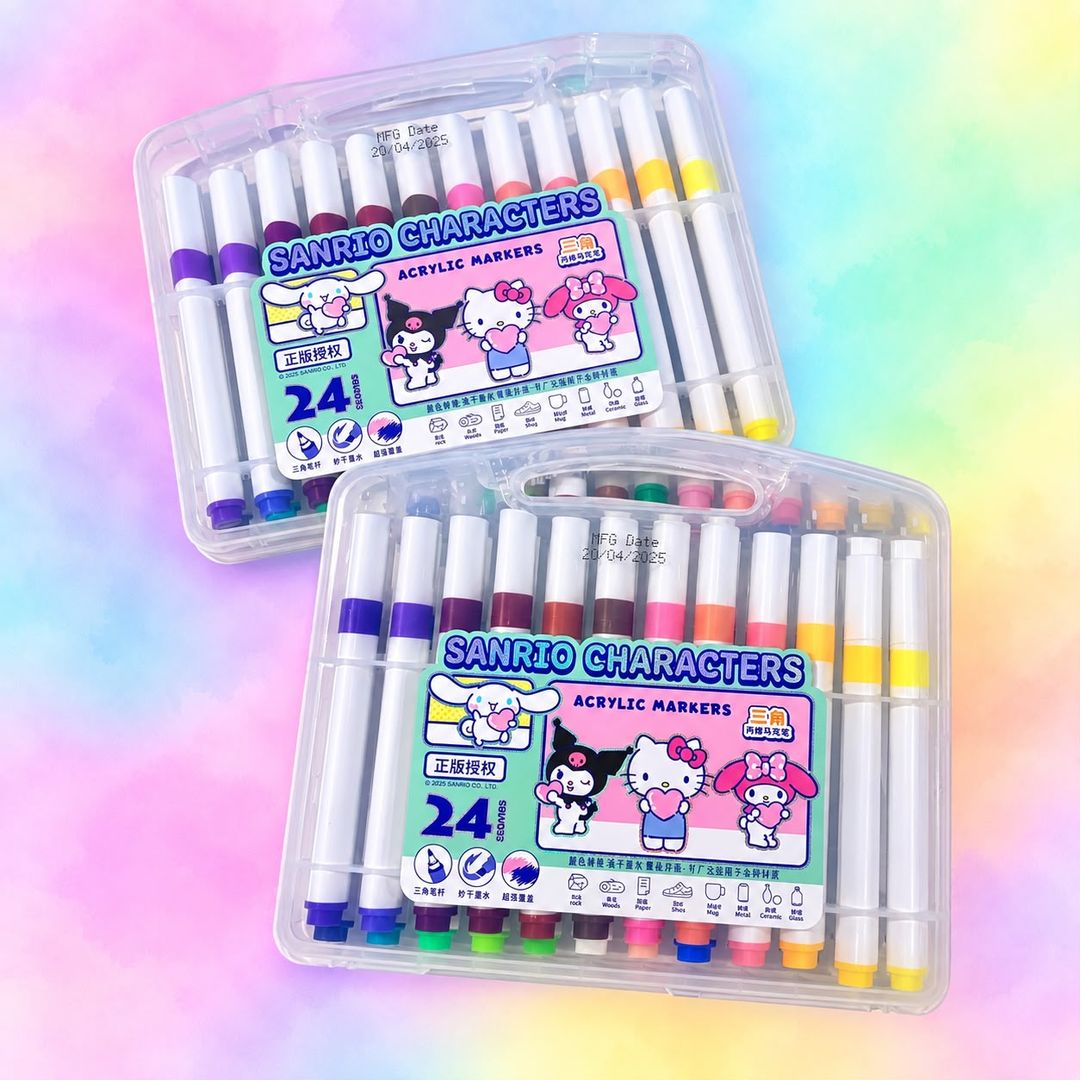 Marcadores Acrilicos Sanrio x 24
