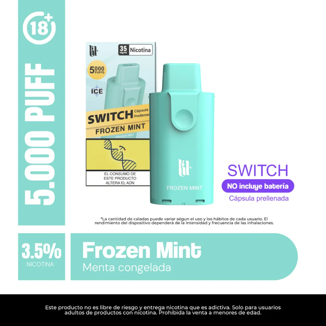 Lit Pod Frozen Mint 3% Switch Nic 5.000 Puffs