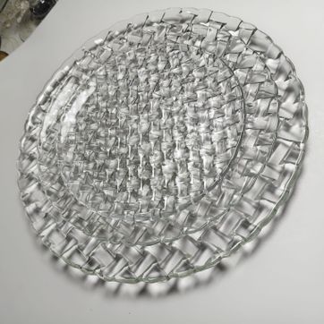 PLATO VAJILLA TRANSPARENTE - imagen 1