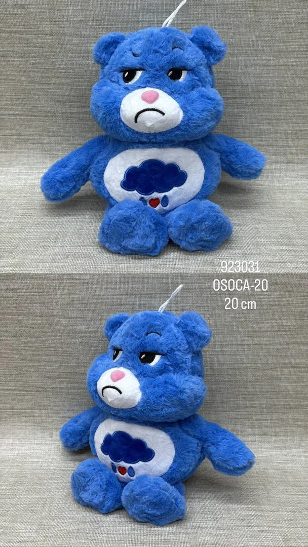 OSO CARIÑOSO AZUL 20 CM