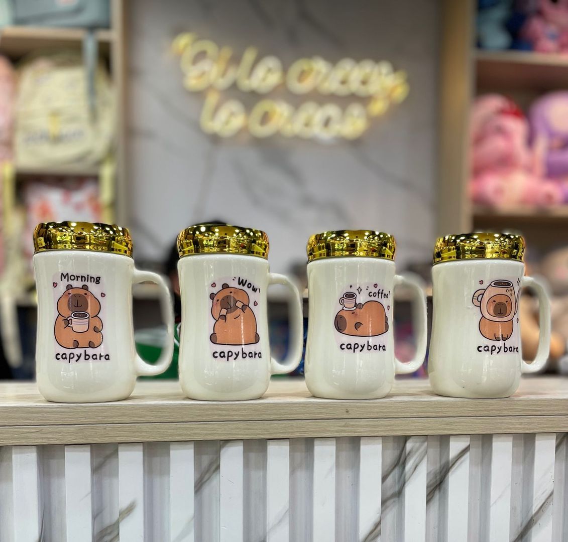 MUG TAPA ESPEJO CAPIBARA 
