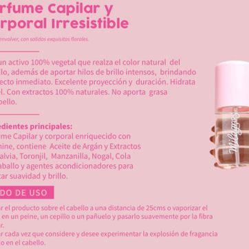 Imagen del producto PERFUME CAPILAR IRRESISTIBLE