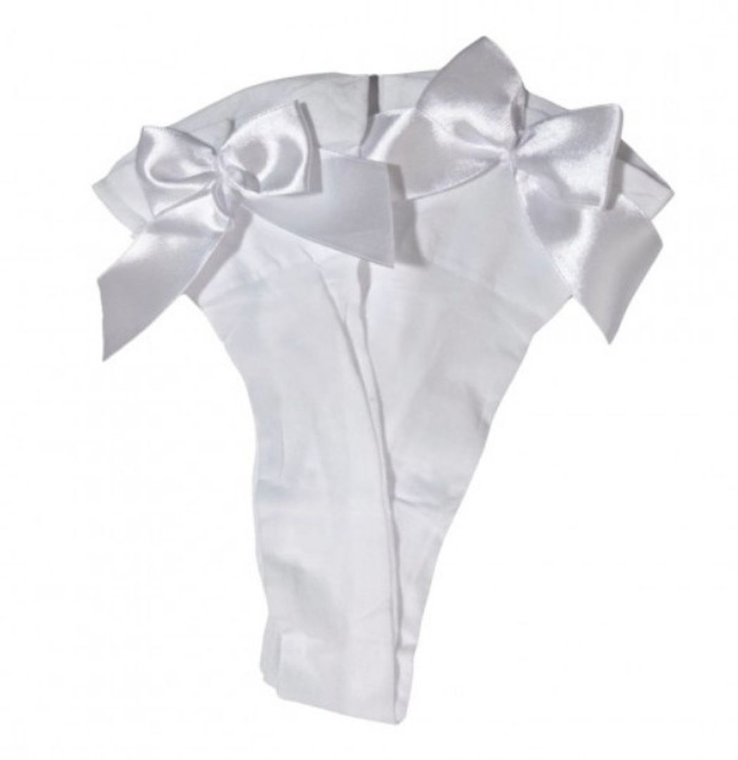 MEDIA VELADA MOÑO BLANCO AIDA