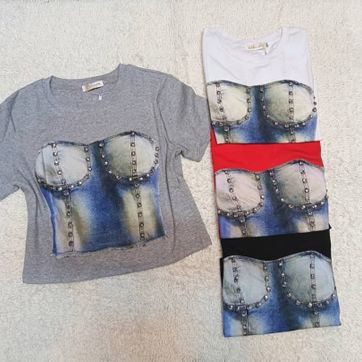 Imagen del producto Blusa de dama modelo jeans 