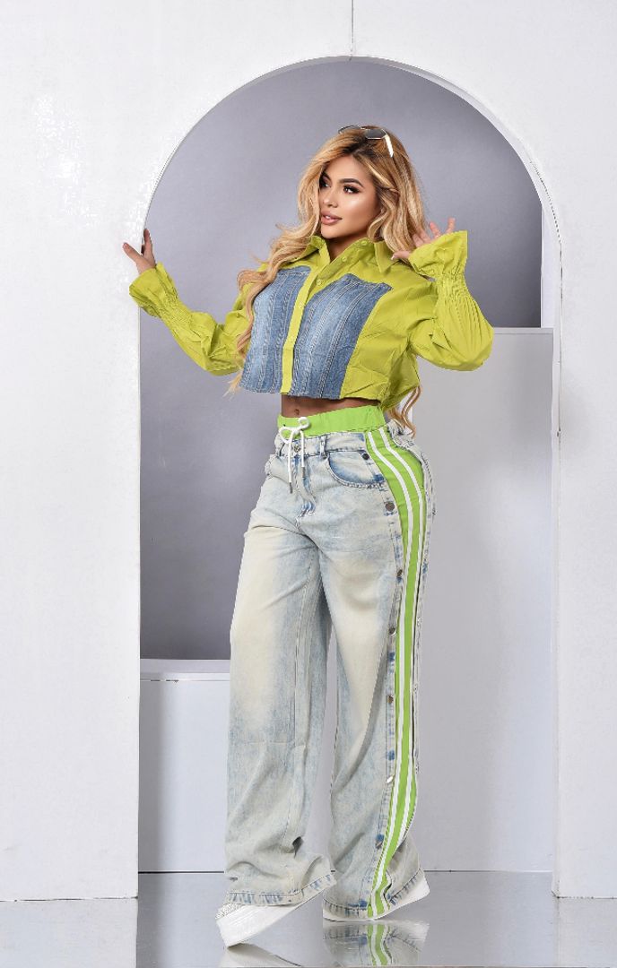 JEAN TIPO ADIDAS FASHION LOVE