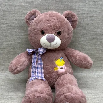 Imagen del producto OSO PALO ROSA CON BORDADO DE 60 CM 