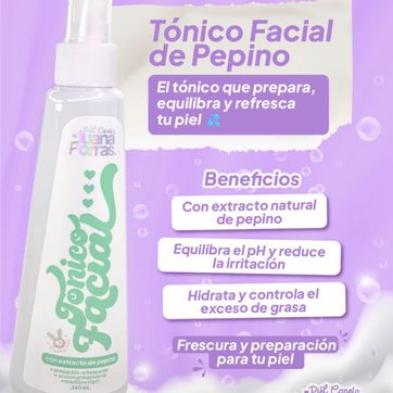Imagen del producto Tónico facial de pepino 
