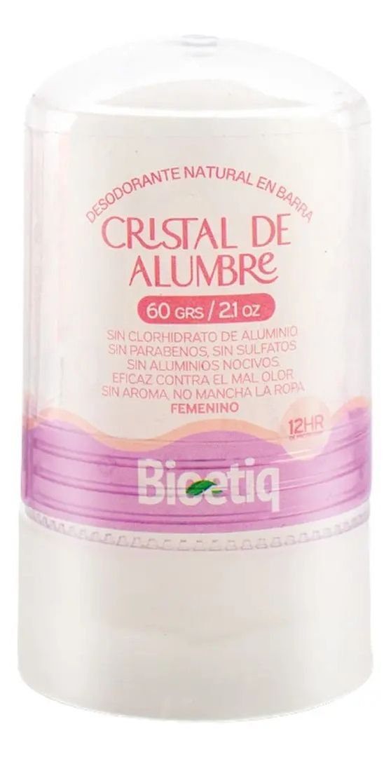 Desodorante en Cristal de Piedra Alumbre