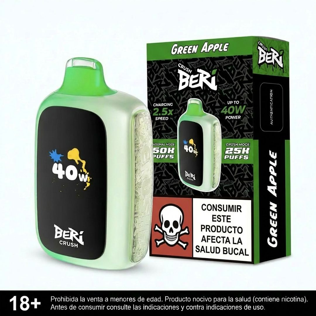 Beri Green Apple 50.000 Puffs