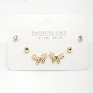 Imagen del producto Set topo mariposa rodinado x 3