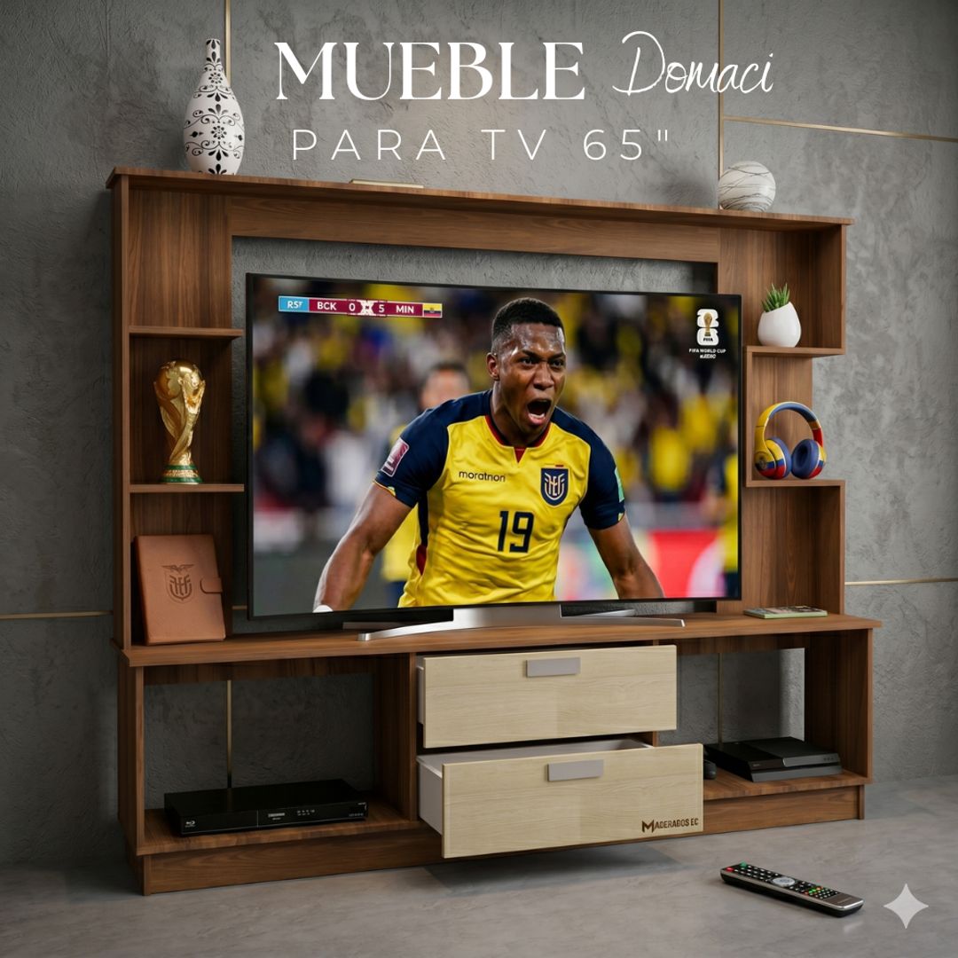 Muebles para TV - Mundial 2026 Escoge tu modelo, luego Clic en Agregar al Carrito