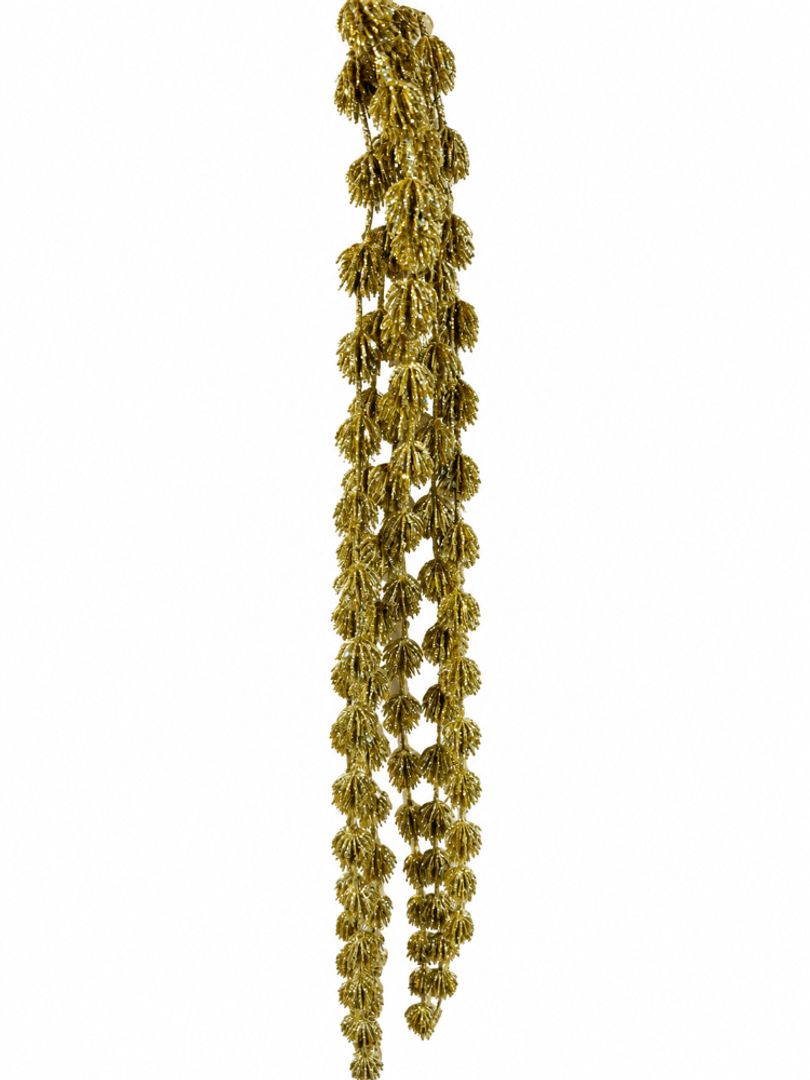 COLGANTE DORADO ESCARCHADO