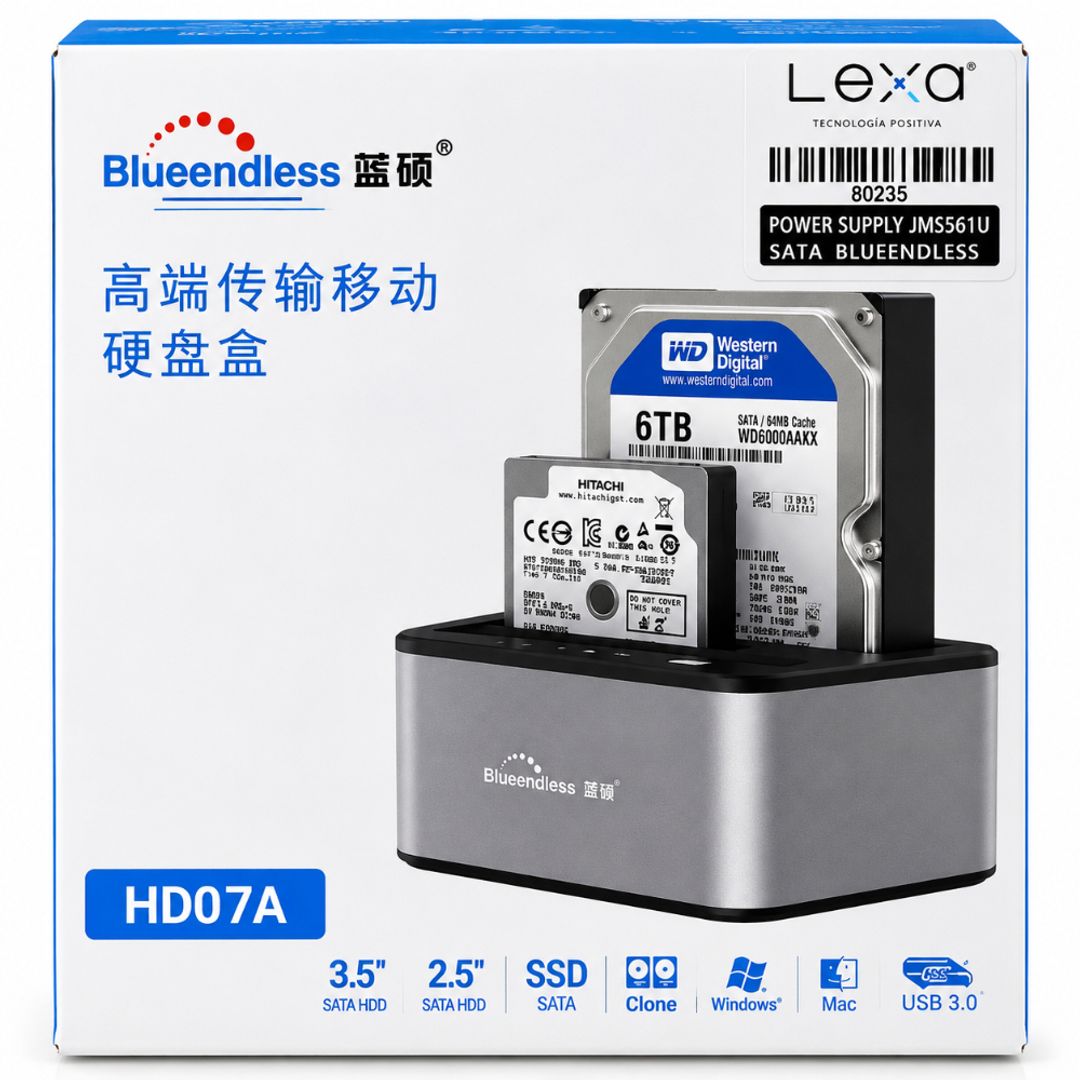 Blueendless HD07A – Base Dock para Disco Duro