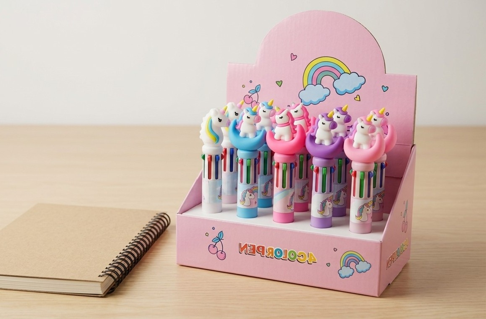 LAPICERO X4 MINAS UNICORNIOS-HAPPY