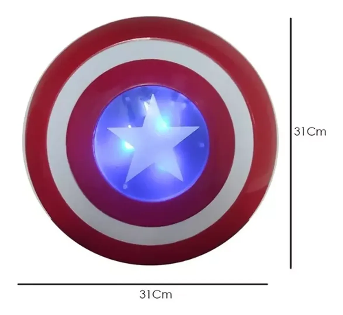 ESCUDO CAPITAN AMERICA LUCES Y SONIDO