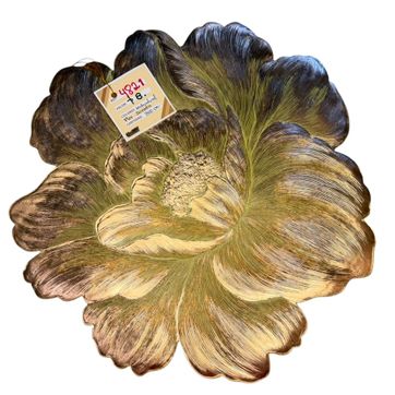 Imagen del producto INDIVIDUAL TIPO FLOR CROMADO DORADO