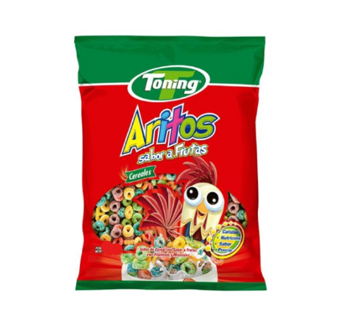 ARITOS FRUTALES FRUTY FRUTS TONING*750G