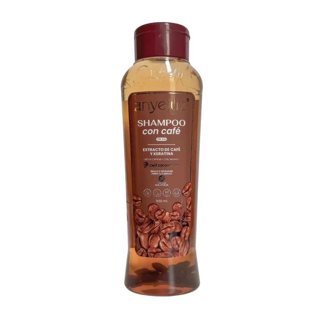 SHAMPOO CON CAFÉ 500ml