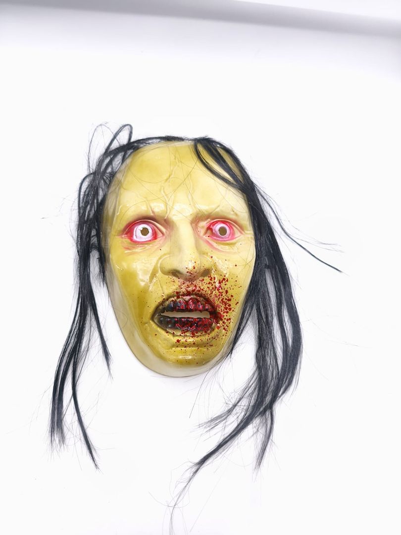 MASCARA ZOMBIE CON PELO 
