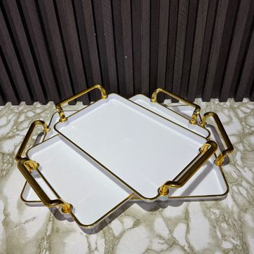 SET DE BANDEJAS X 3 BLANCAS  - imagen 1