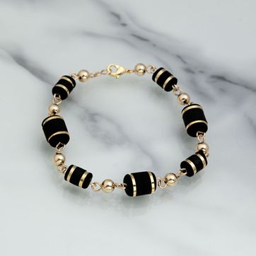 Imagen del producto Pulsera tambor 8mm y balín 5mm 