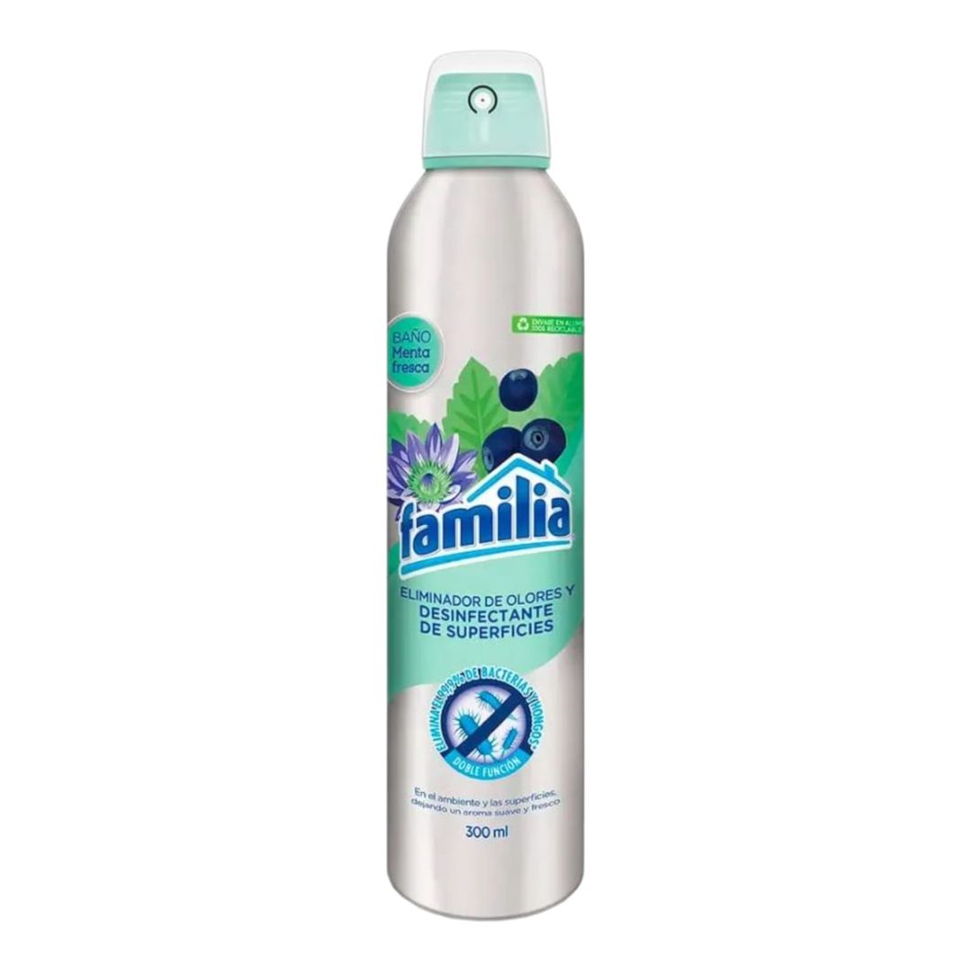  E. ELIMINADOR DE OLORES FAMILIA MENTA FRESCA X 300 ML 
