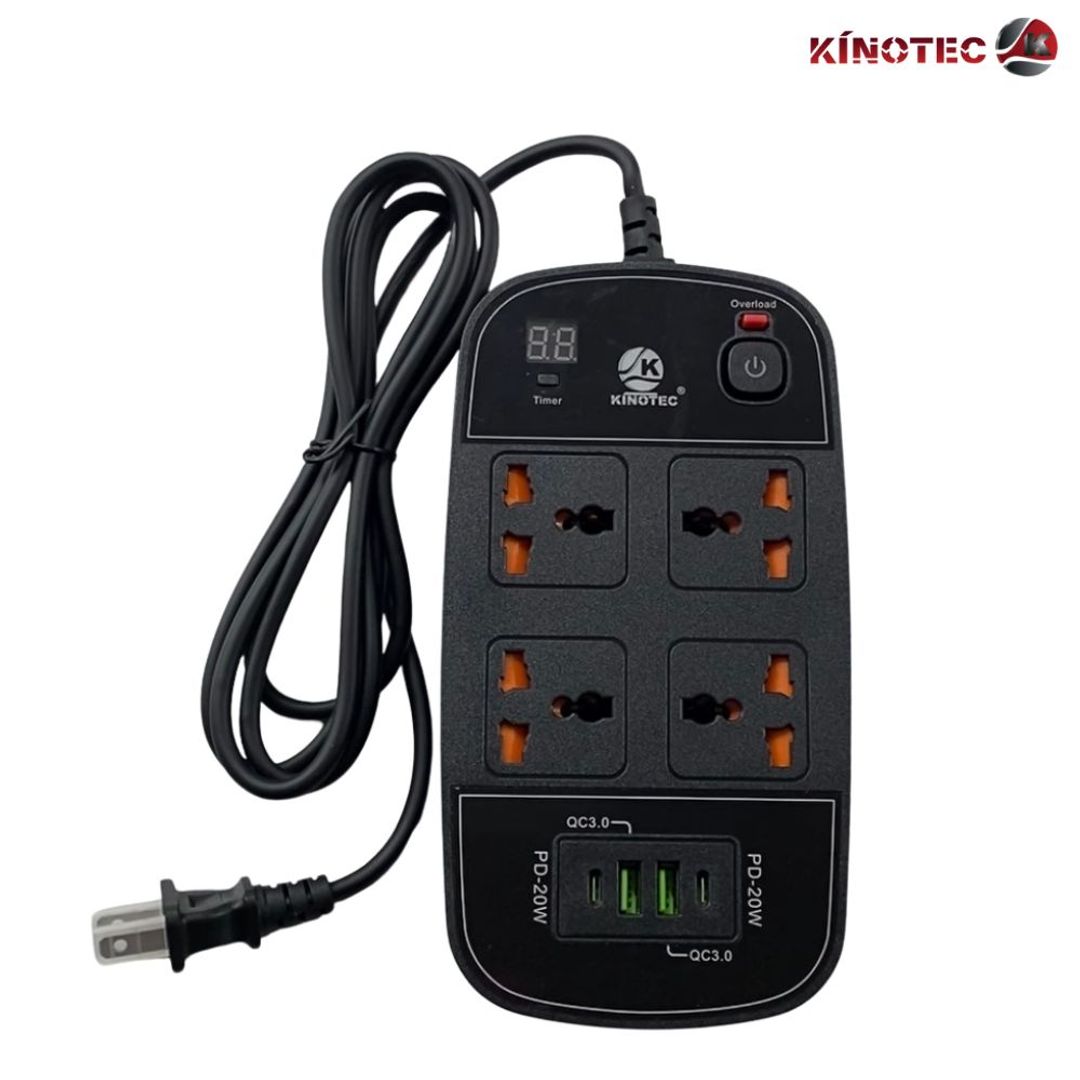 Cargador Multitoma Kinotec KN-101 3,500W