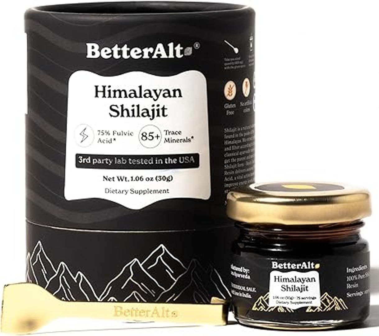 Resina Shilajit pura del Himalaya Better Alt
