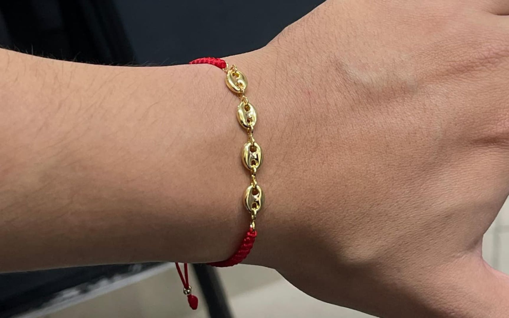 Pulsera tejida tramo gucci lisa